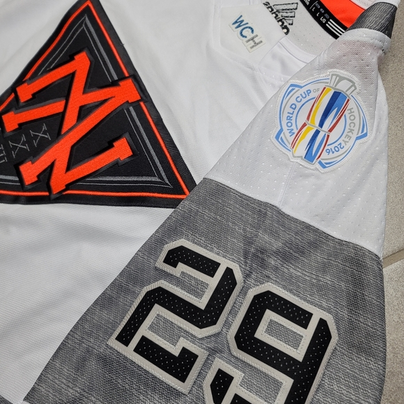 Team North America Nathan MacKinnon Hockey Jersey - Picture 4 of 10